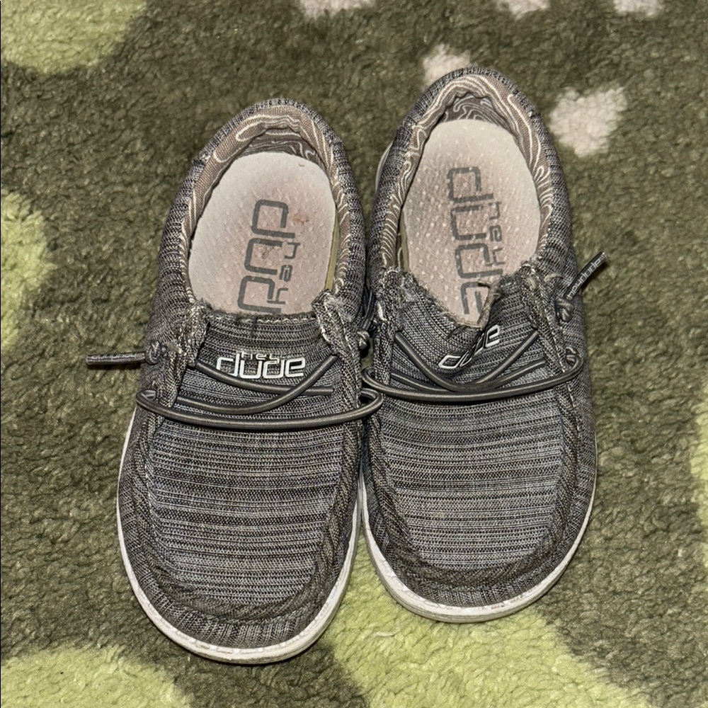 Hey Dude Gray size 8 toddler